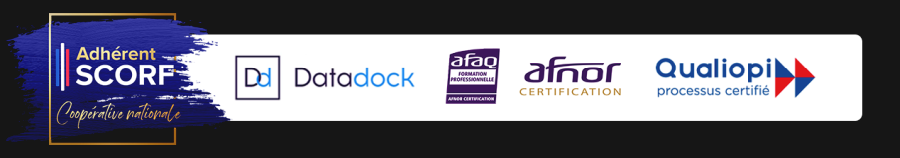 Datadock et certification QUALIOPI en tant qu'adhérent SCORF